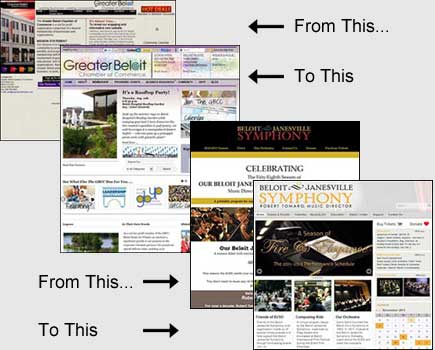 Resonate WordPress Portfolio | Before-After